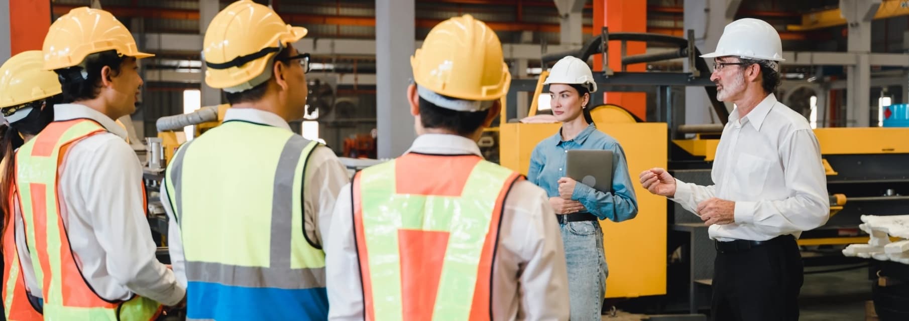 Industrial safety training session